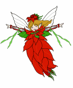 Poinsettia Fairy www.PheeMcFaddell.com